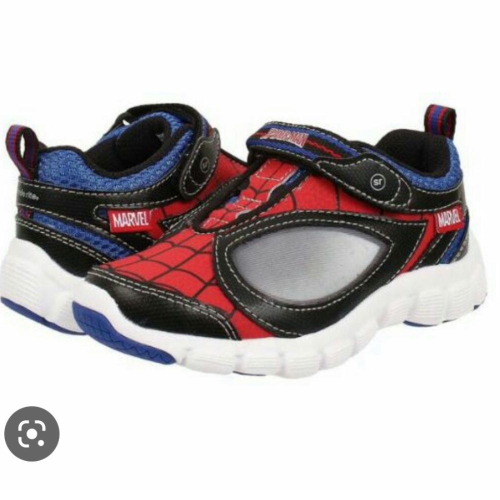 Stride rite light up Spider-man sneakers